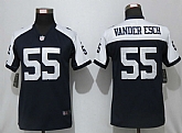 Women Nike Dallas cowboys 55 Vander esch Blue Thanksgiving Limited Jersey,baseball caps,new era cap wholesale,wholesale hats